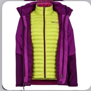 Marmot featherless 3 in 1 component jacket NWT XS